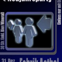 4. Neujahrsparty mit Pat Nightingale | Fabrik Aathal (ZH)
> Dienstag 31.12.2002 4. Neujahrsparty mit Pat Nightingale | Fabrik Aathal (ZH) > Dienstag 31.12.2002