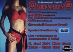 Adrenalina mit Dj Pat Nightingale | Next Club Wallisellen (ZH) > Samstag 08.06.2001