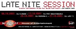 Late Night Session mit Dj Pat Nightingale | Scarlett Winterthur (ZH) > Samstag 13.10.2001