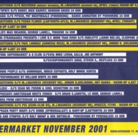The Cage mit Dj Pat Nightingale | Supermarket (ZH) by Pornoking > Samstag 03.11.2001