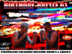 Birthday Battle mit Pat Nightingale | Sevenbar Wetzikon (ZH) > Freitag 12.11.2004
